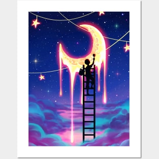 Paint The Moon Posters and Art